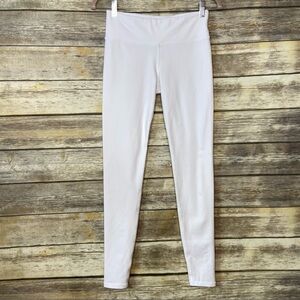 White Alo Yoga Airbrush High Waist Leggings